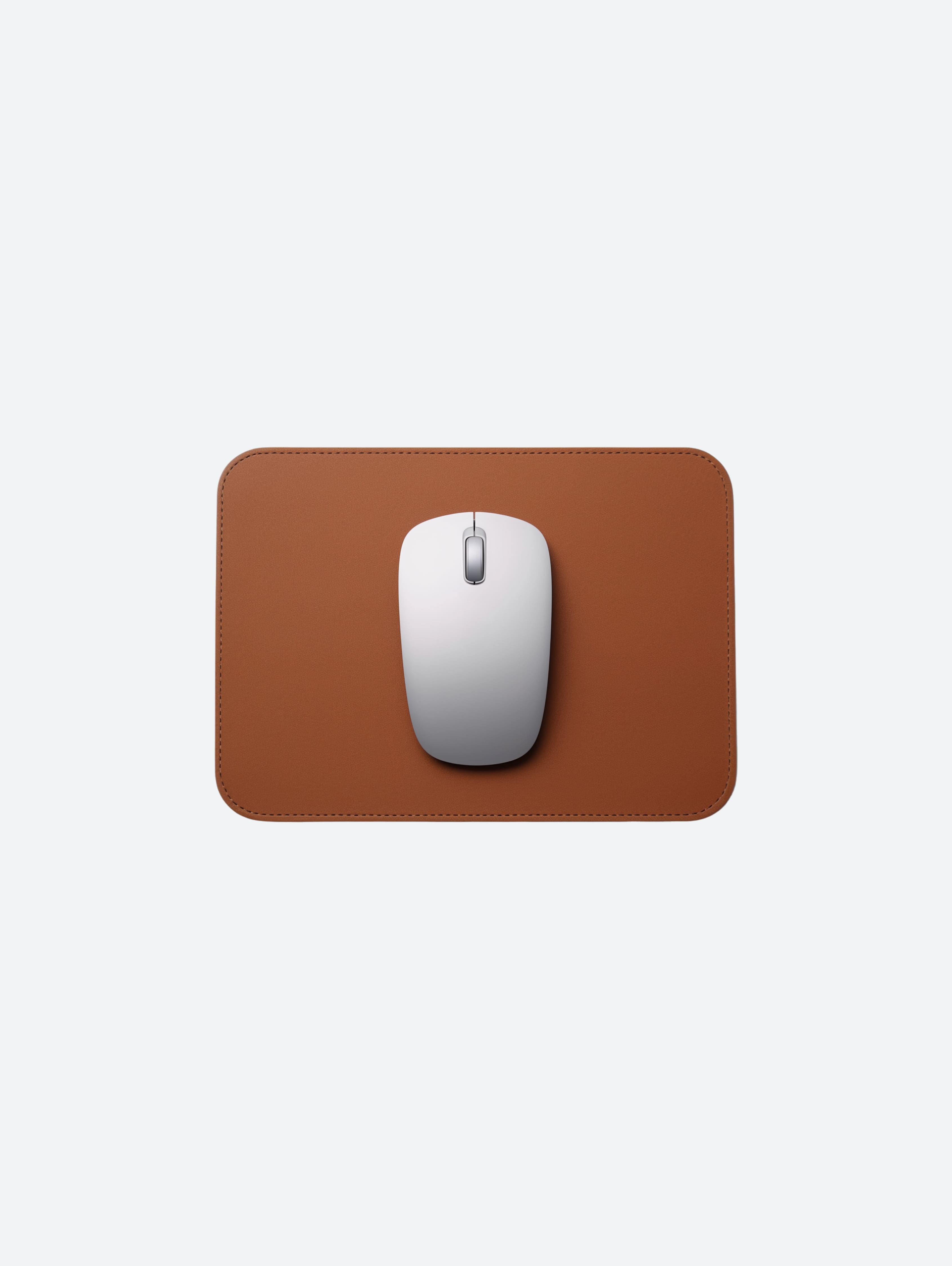 Premium Leather Mouse Pad – Minimalist Desk Mat for Office & Modern Workspace