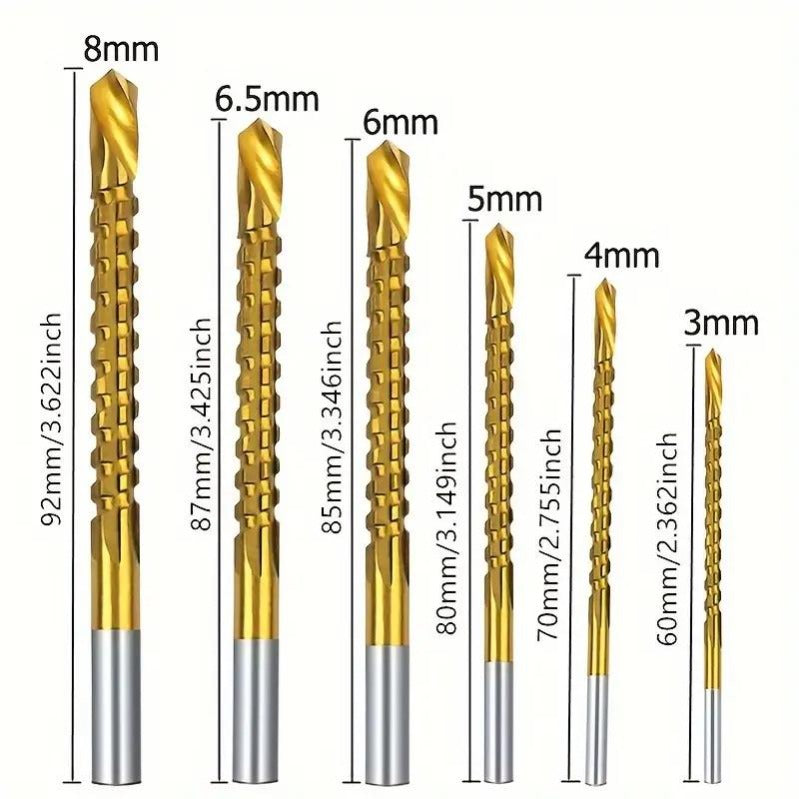🔥Ultra-Practical Titanium-Coated Drill Bit Set🔧