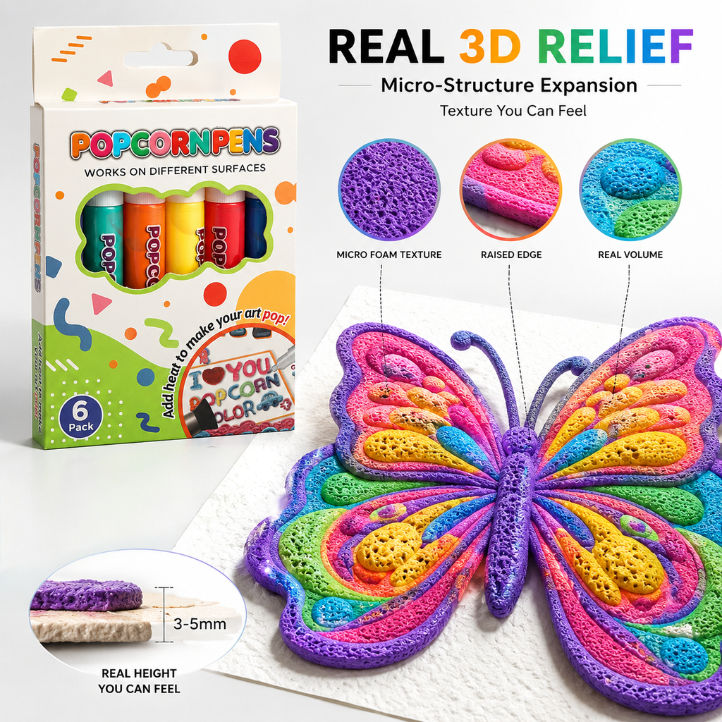 3D Printing Bubble Pen – Turn Flat Drawings Into Touchable 3D Art🪄🪄