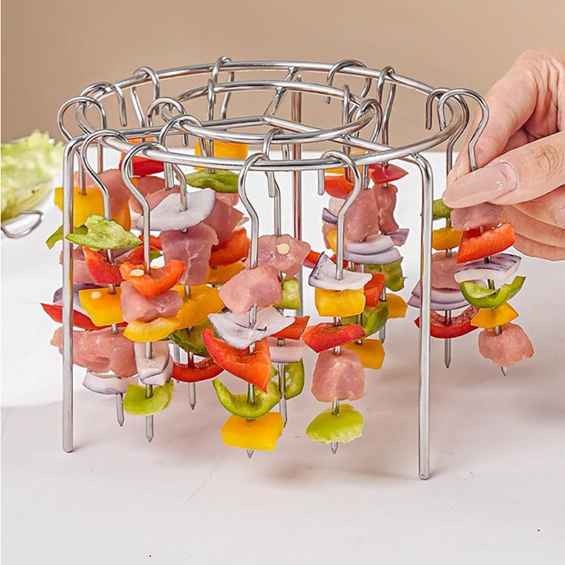 🔥New Specialized Round Hanging Skewer Rack for Barbecues🥩